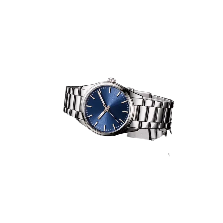 The watch alone on a transparent background after the AI photo editor cut it out