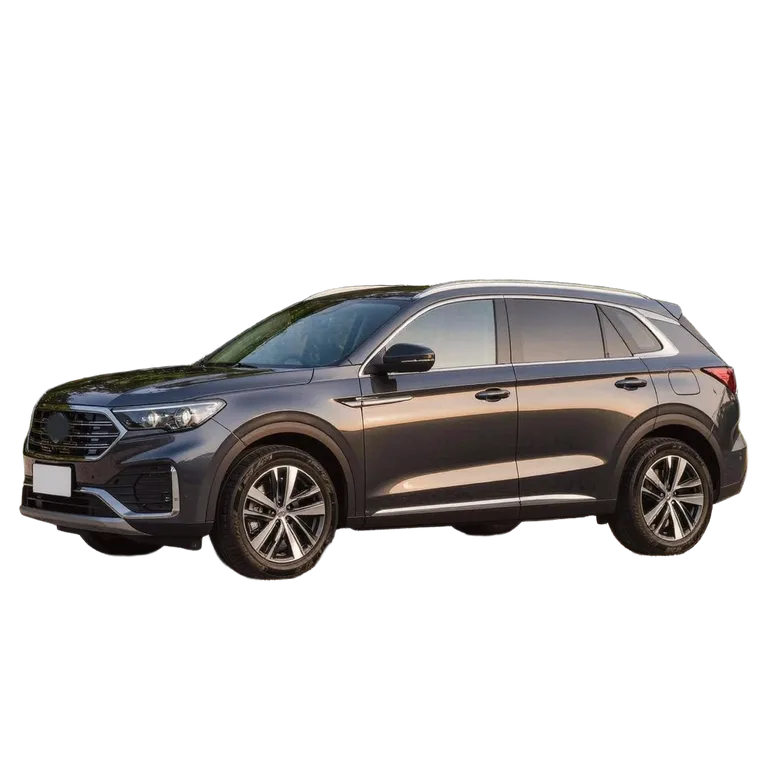 The car alone on a transparent background after background removal