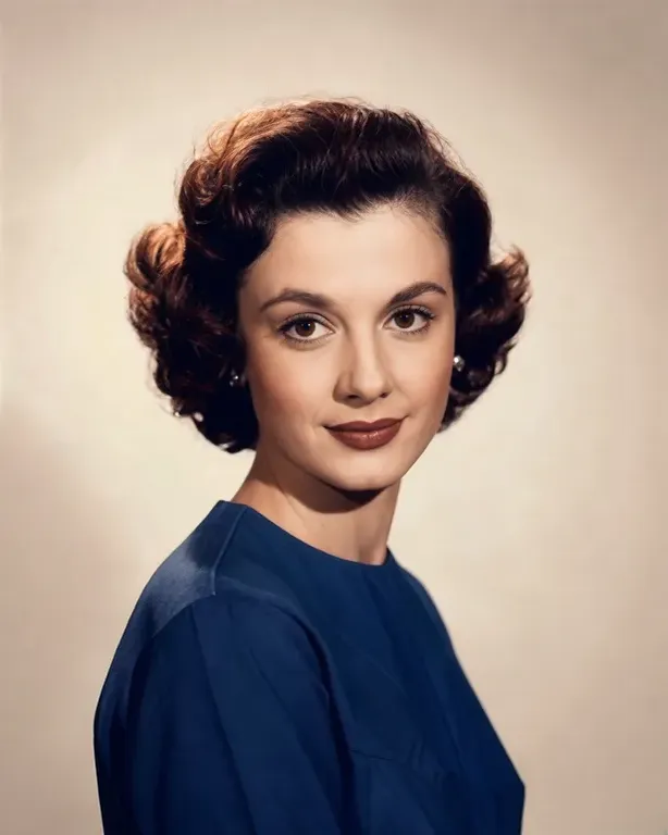 The same portrait after old photo restoration in the best order: restored, sharpened and colorized
