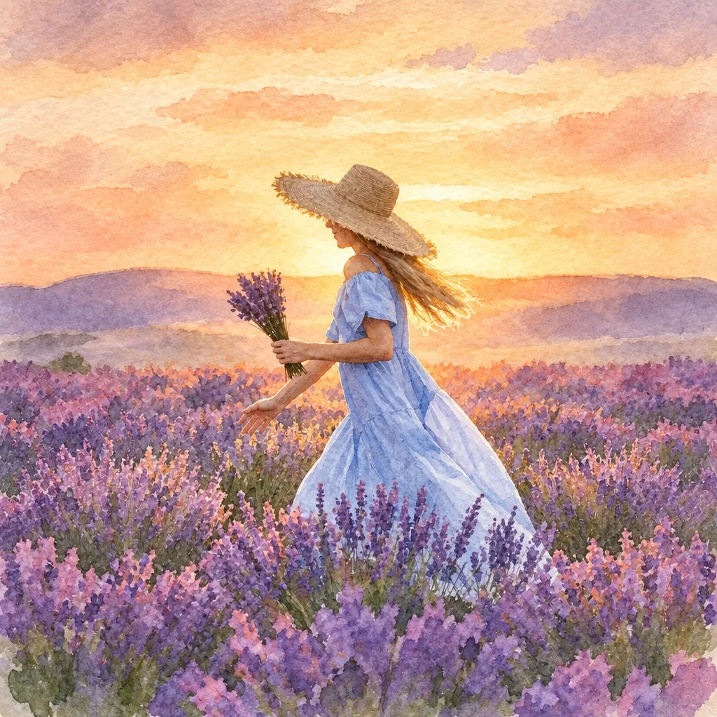 After — Watercolor photo